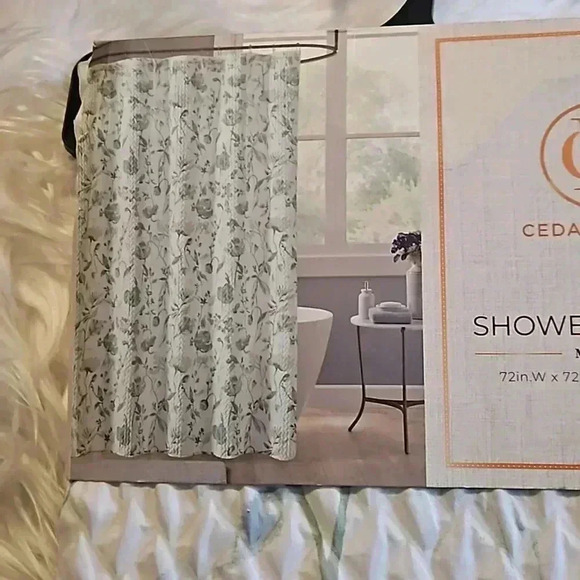 Cedar & Rose Shower Curtain - Picture 3 of 6